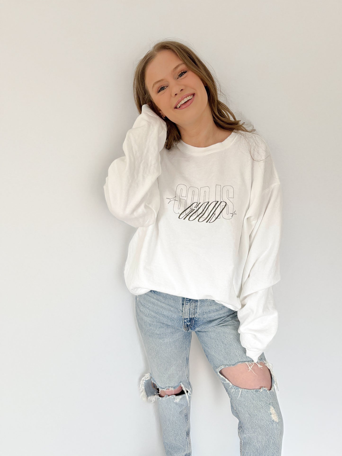 God is Good Crewneck Sweatshirt